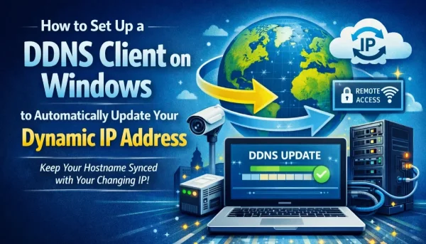 DDNS Client for Windows – Auto Update Dynamic IP Fast